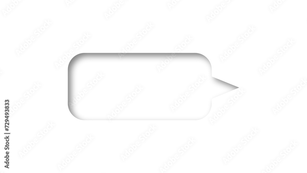 speech bubble shape with white background. space for text. abstract blank area for rill text of font. speech bubble shape with white background. space for text. abstract blank area for rill text of font.