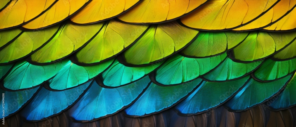 Detailed close up of the wing of a butterfly Detailed close up of the wing of a butterfly