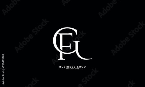 GF, FG, G, F, Abstract Letters Logo Monogram