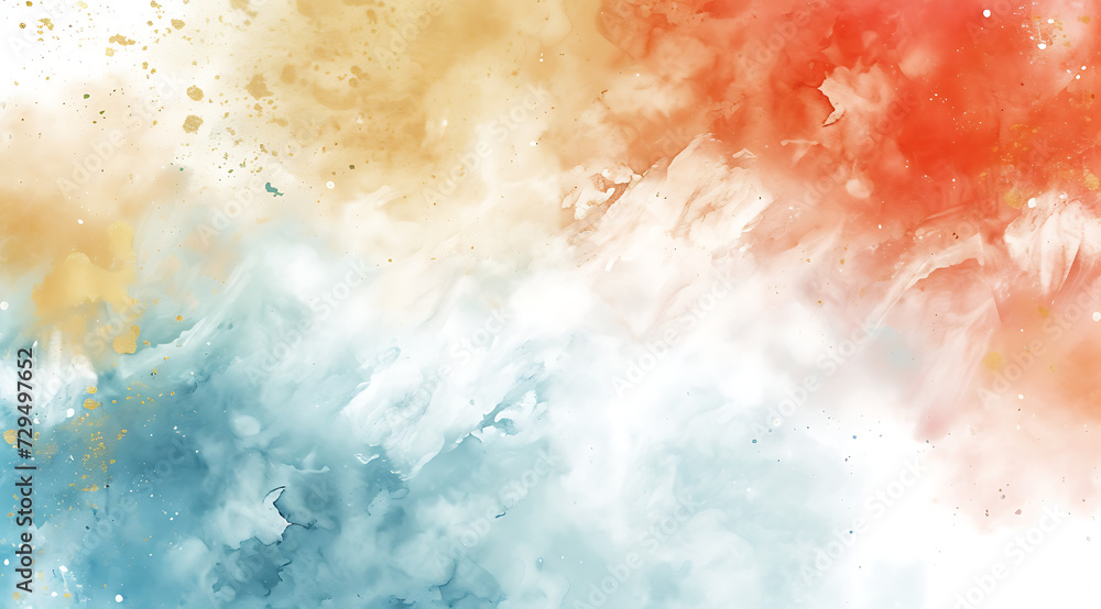 an abstract watercolor background in various colors i