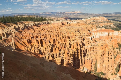 Bryce Canyon National Park landscape during summer in Utah, USA