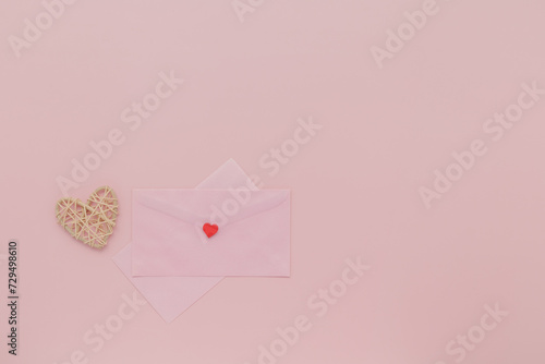 Pink Hearts on Pink Backgro...