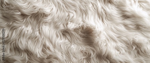 Experience the Luxury and Comfort of Soft White Fur - A Closeup View of Elegance and Sophistication