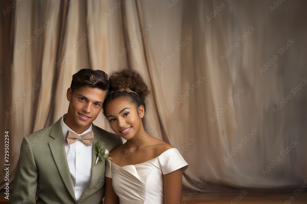Elegant Young Couple at Prom: A Moment of Grace and Style
Elegant Young Couple at Prom: A Moment of Grace and Style