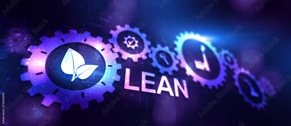 Lean, Six sigma, quality control and manufacturing process management concept on virtual screen. Lean, Six sigma, quality control and manufacturing process management concept on virtual screen.