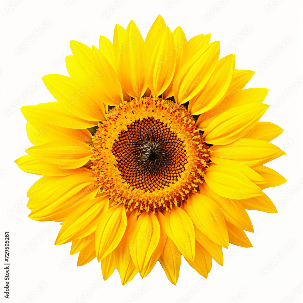 Fototapeta premium Bright Yellow Sunflower Design for Decorations
