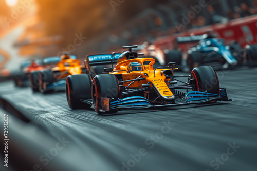 Sleek Speed: Formula 1 Racing Machines photo