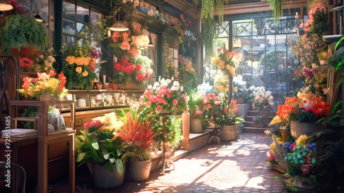 Interior design of flower shop © Bilal