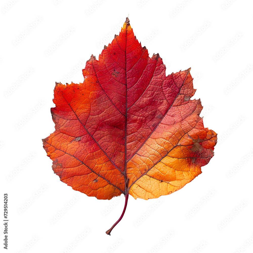Autumn leaf isolated on white background Autumn leaf isolated on white background