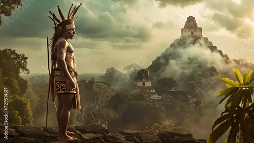 The Maya civilization was a Mesoamerican civilization that existed from antiquity to the early modern period. photo