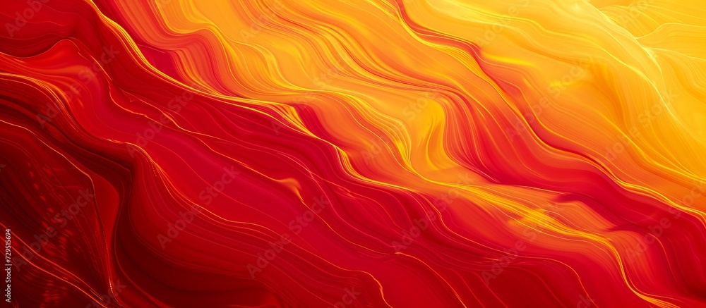 Experience the Energy and Movement - Abstract Background with Wavy Lines in Vivid Red and Yellow Experience the Energy and Movement - Abstract Background with Wavy Lines in Vivid Red and Yellow