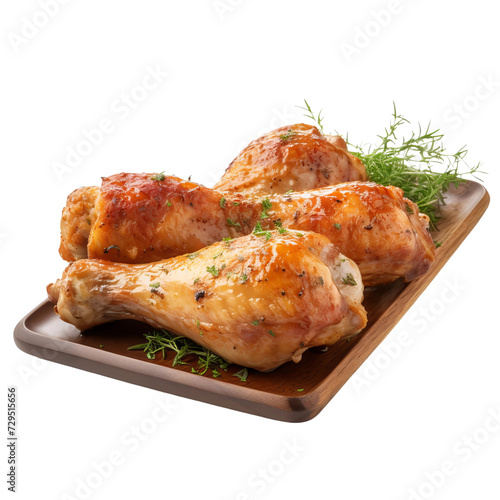 roasted chicken on a plate