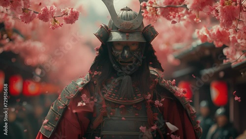 Samurai were the hereditary military nobility and officer caste of medieval and early-modern Japan. photo