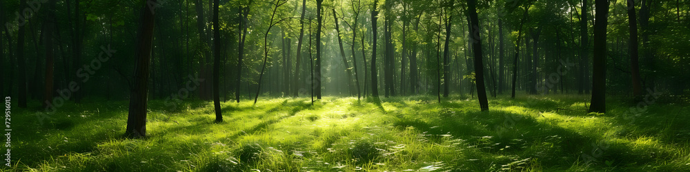 bamboo forest in the morning, sunset. pine. green relaxing. background, horizontal, landing page, banner bamboo forest in the morning, sunset. pine. green relaxing. background, horizontal, landing page, banner