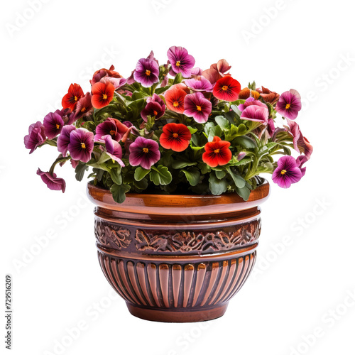 Wallpaper Mural flowers in a pot Torontodigital.ca