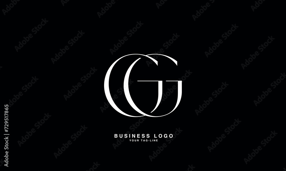 G, GG, Abstract Letters Logo Monogram G, GG, Abstract Letters Logo Monogram