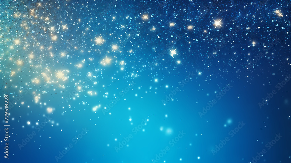 Obraz premium Gradient abstract stars background, starry night sky