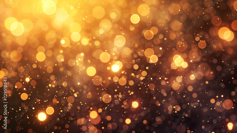A warm and inviting background filled with golden bokeh lights, perfect for creating a festive or magical atmosphere. A warm and inviting background filled with golden bokeh lights, perfect for creating a festive or magical atmosphere.