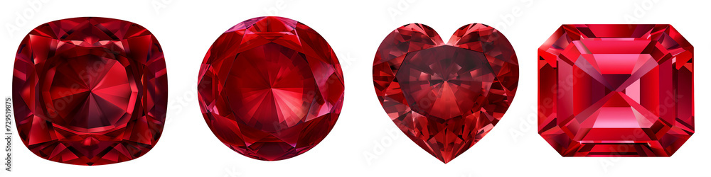 Red Garnet clipart collection, vector, icons isolated on transparent background Red Garnet clipart collection, vector, icons isolated on transparent background