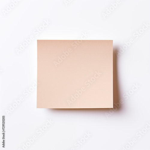A POST-IT INFRONT OF ISOLATED WHITE BACKGROUND