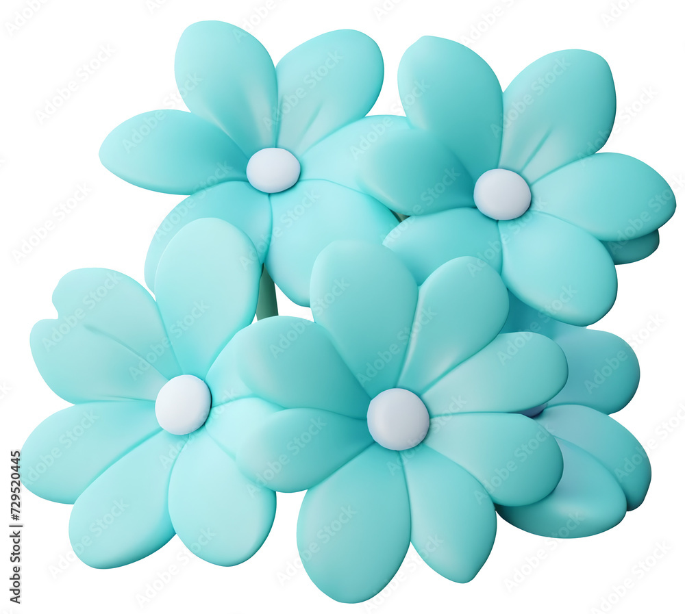 Blue flower with assorted flowers, and petals, featuring floral patterns and vibrant colors Blue flower with assorted flowers, and petals, featuring floral patterns and vibrant colors