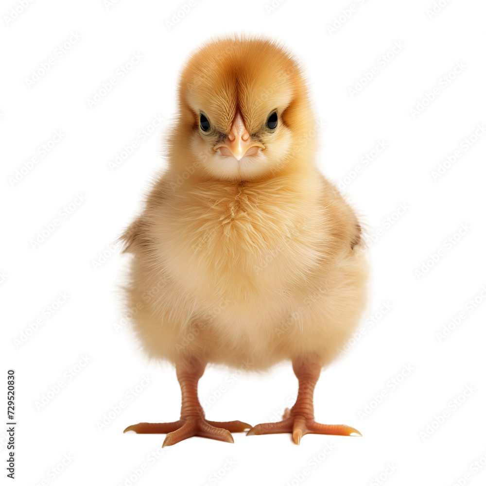 Obraz premium baby chicken isolated on white