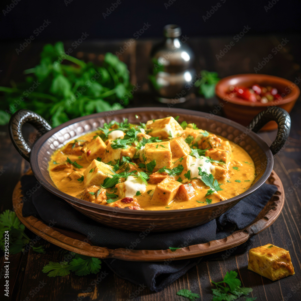 Indian food shahi paneer Indian food shahi paneer