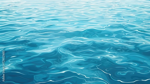 Blue sea ocean water surface