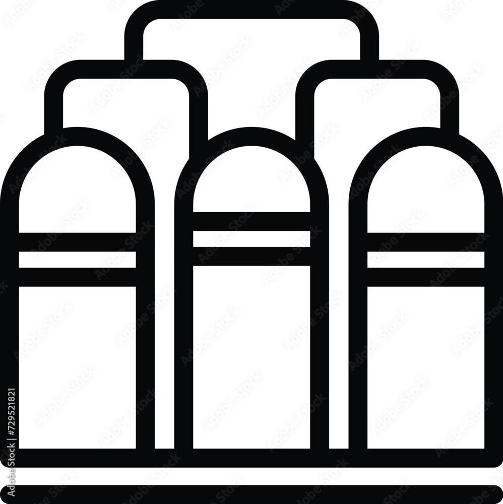 Power fuel fossil icon outline vector. Nuclear station. Hydro coal Power fuel fossil icon outline vector. Nuclear station. Hydro coal