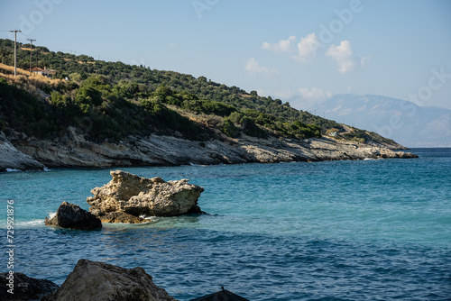 Xigia Beach - natural sulfur spa. Xigia Beach and Sulphur Spa in Zakynthos, Greece