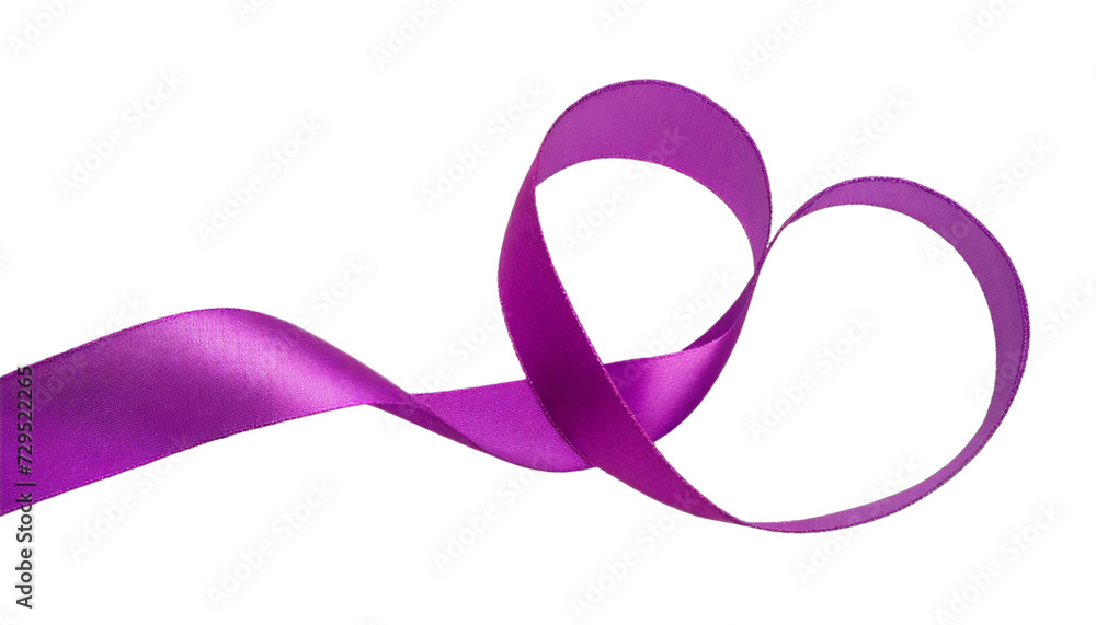 Purple ribbon bow isolated on transparent background. Purple ribbon bow isolated on transparent background.