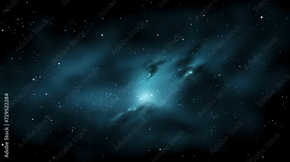 Obraz premium Gradient abstract stars background, starry night sky