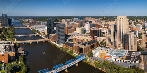 Downtown Grand Rapids is second largest metropolitan area in entire Michigan state.