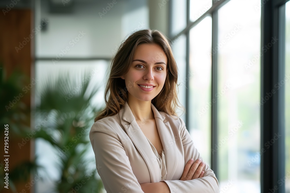 Confident Businesswoman in Office Confident Businesswoman in Office