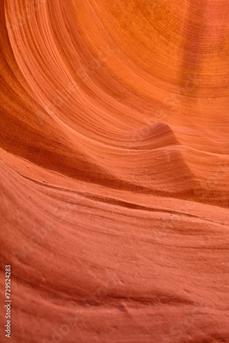Vibrant Sandstone Canyon Textures, Arizona - Eye-Level View