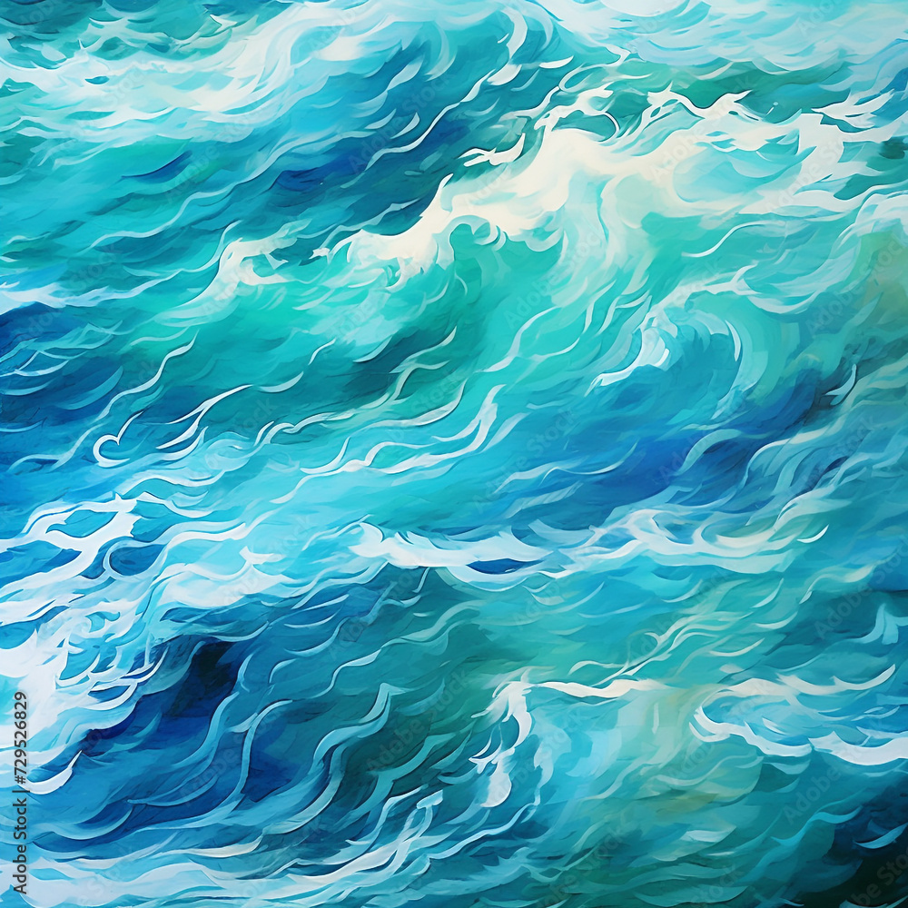 Abstract blue ocean background texture