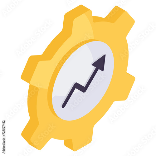 Modern design icon of analytical setting 