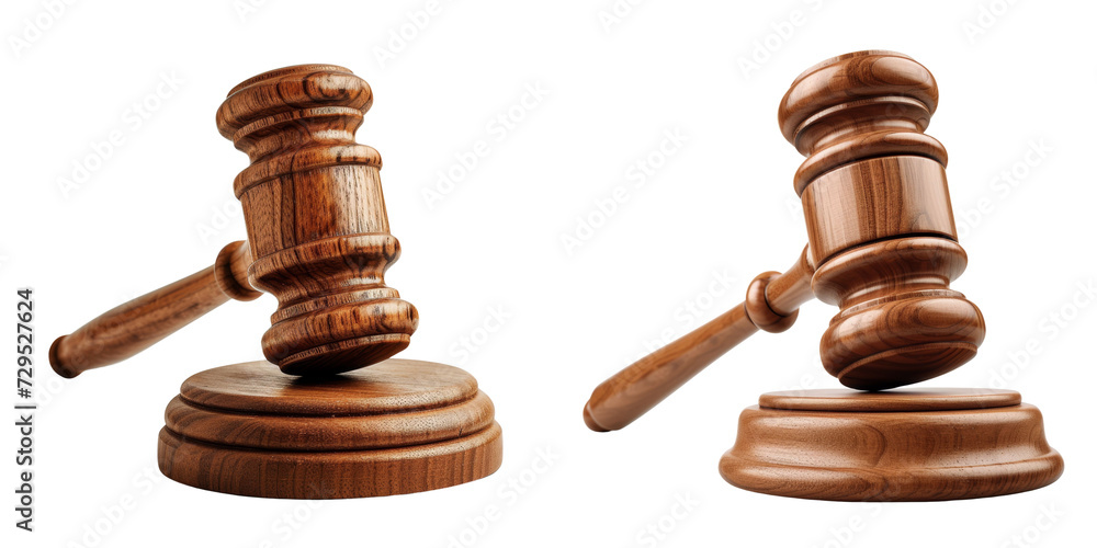 Judges Gavel Set Isolated on Transparent or White Background, PNG Judges Gavel Set Isolated on Transparent or White Background, PNG