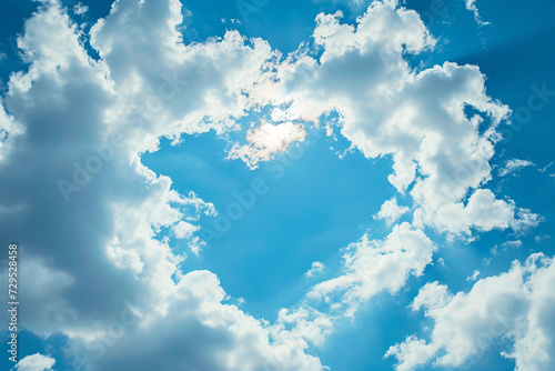 Heart shaped cloud  Digital Manipulation  Sky  clouds  forming a  heart  shape. Heart shaped cloud and sky