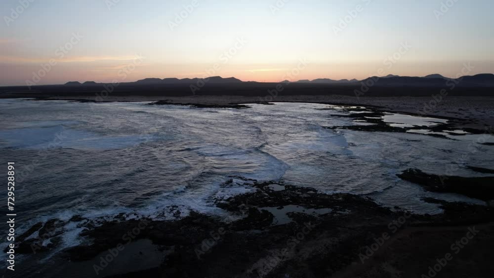 Fuerteventura, Canary islands. Lighthouse. See waves. Europe Fuerteventura, Canary islands. Lighthouse. See waves. Europe