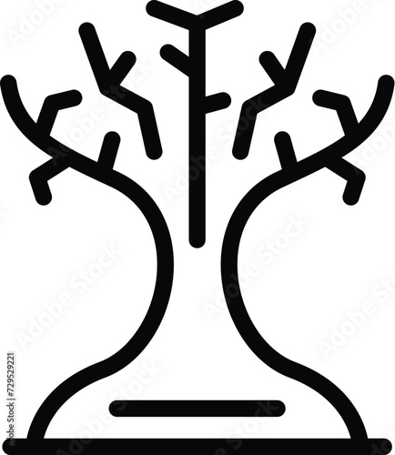Gas tree emissions icon outline vector. Speed smoke dust. Gas car