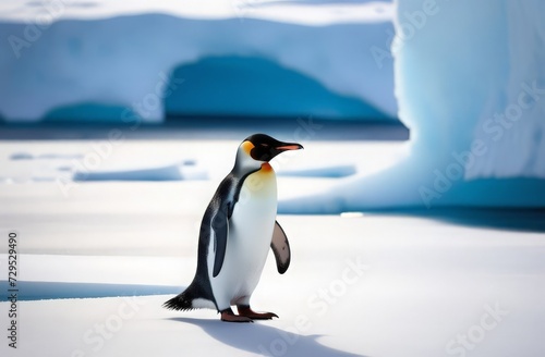 emperor penguin in polar regions