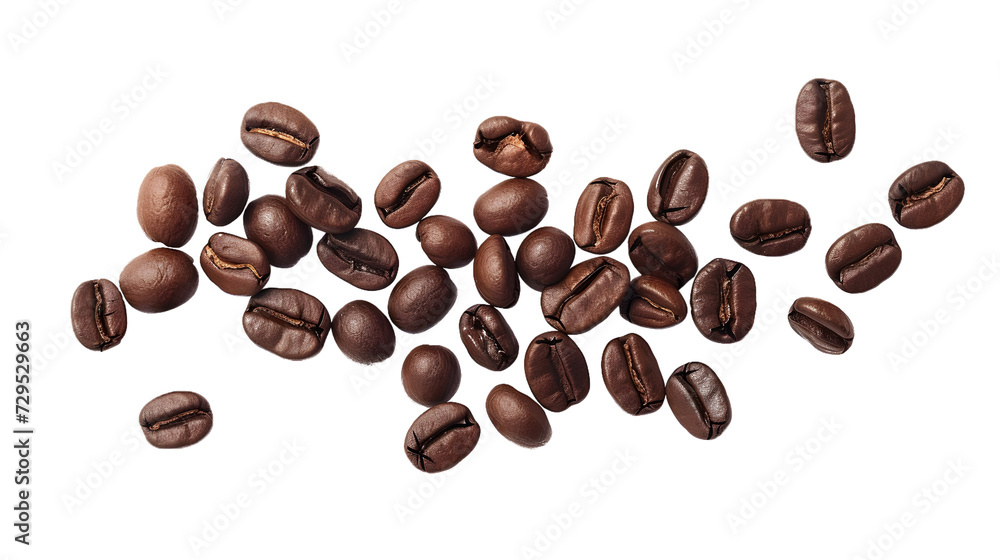 Coffee beans isolated on white background Coffee beans isolated on white background