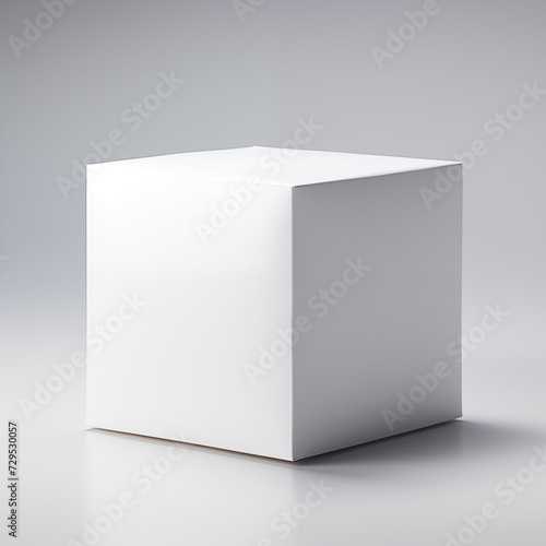 a white box infront of a white background