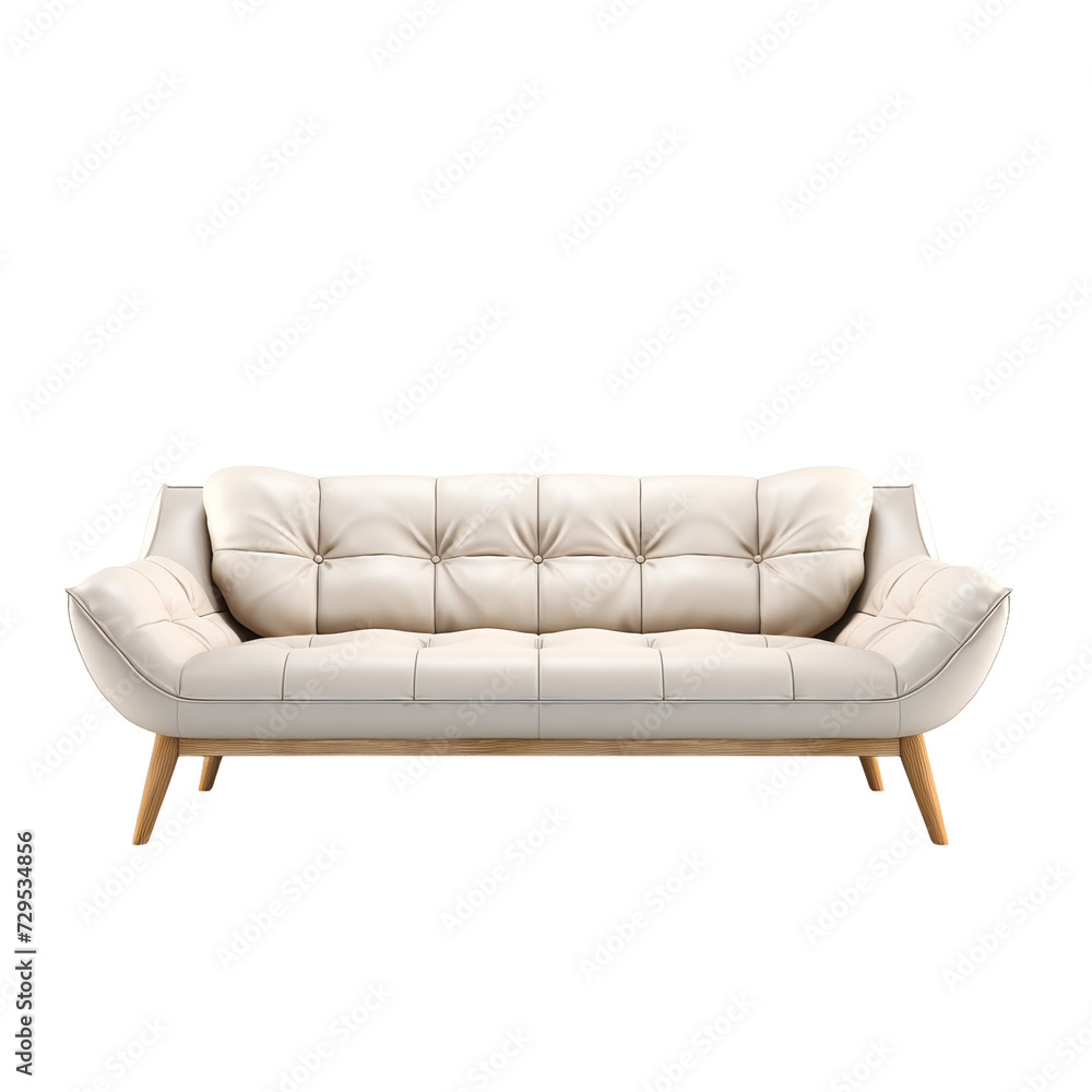 Fototapeta premium sofa isolated on white background