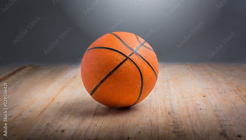 basketball ball on white