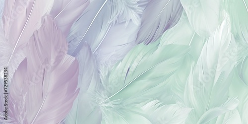 Wallpaper Mural Experience the Serenity of Abstract Art - Dive into the Tranquil Atmosphere Created by Soft Pastel Colors and Elegant Textures in Our Modern Wallpaper Design Torontodigital.ca