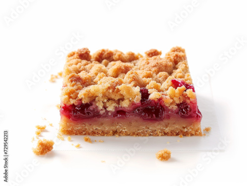 Kirschkuchen mit Streusel  in Close-Up