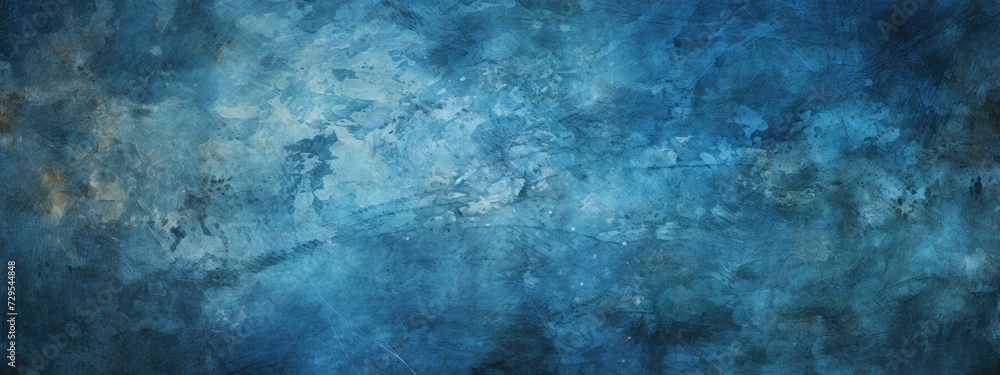 Textured deep blue background grunge, suitable for abstract art themes backdrop background. grunge textures for poster and banner design.