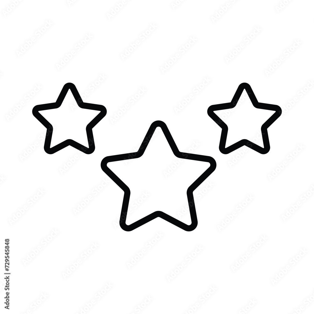 Stars icon vector stock illustration Stars icon vector stock illustration